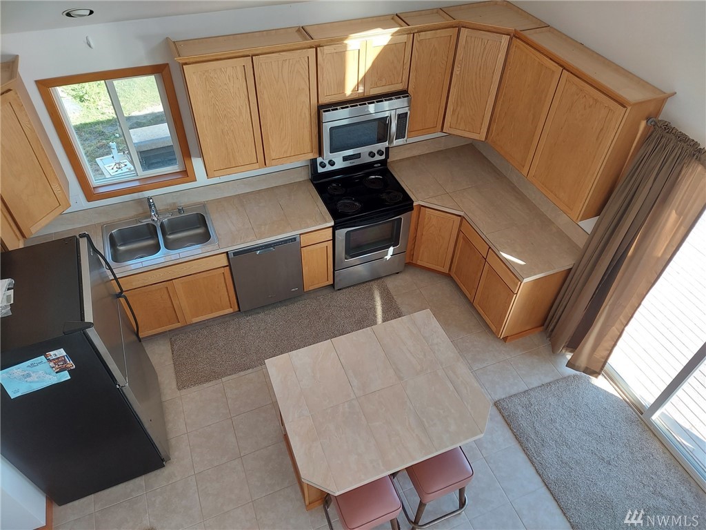 View of Kitchen from Upper Level